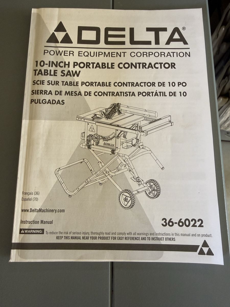 Delta Table Saw