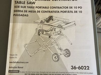 Delta Table Saw
