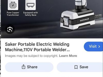 SAKER SK-PWM110B Handheld Welding Machine, 110-120V/220-240V, 20-120A Output