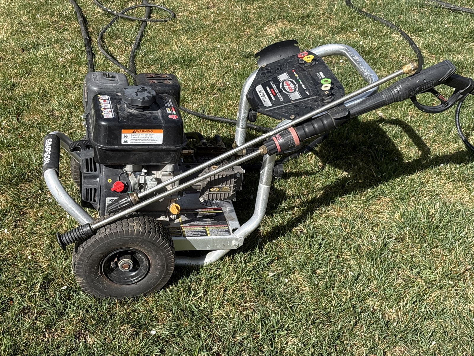 3200 PSI Simpson W  Lance Pressure adj & Turbo Tip