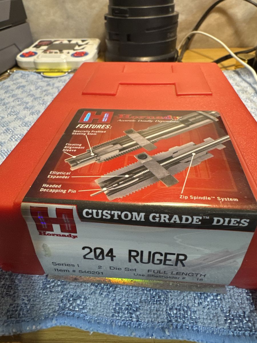 Hornady 204 reloading dies