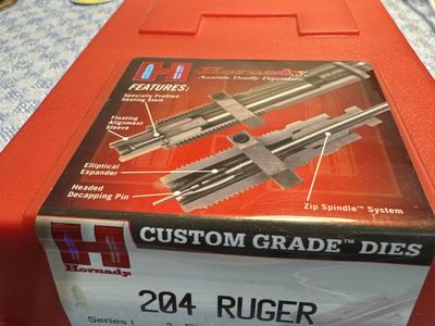 Hornady 204 reloading dies