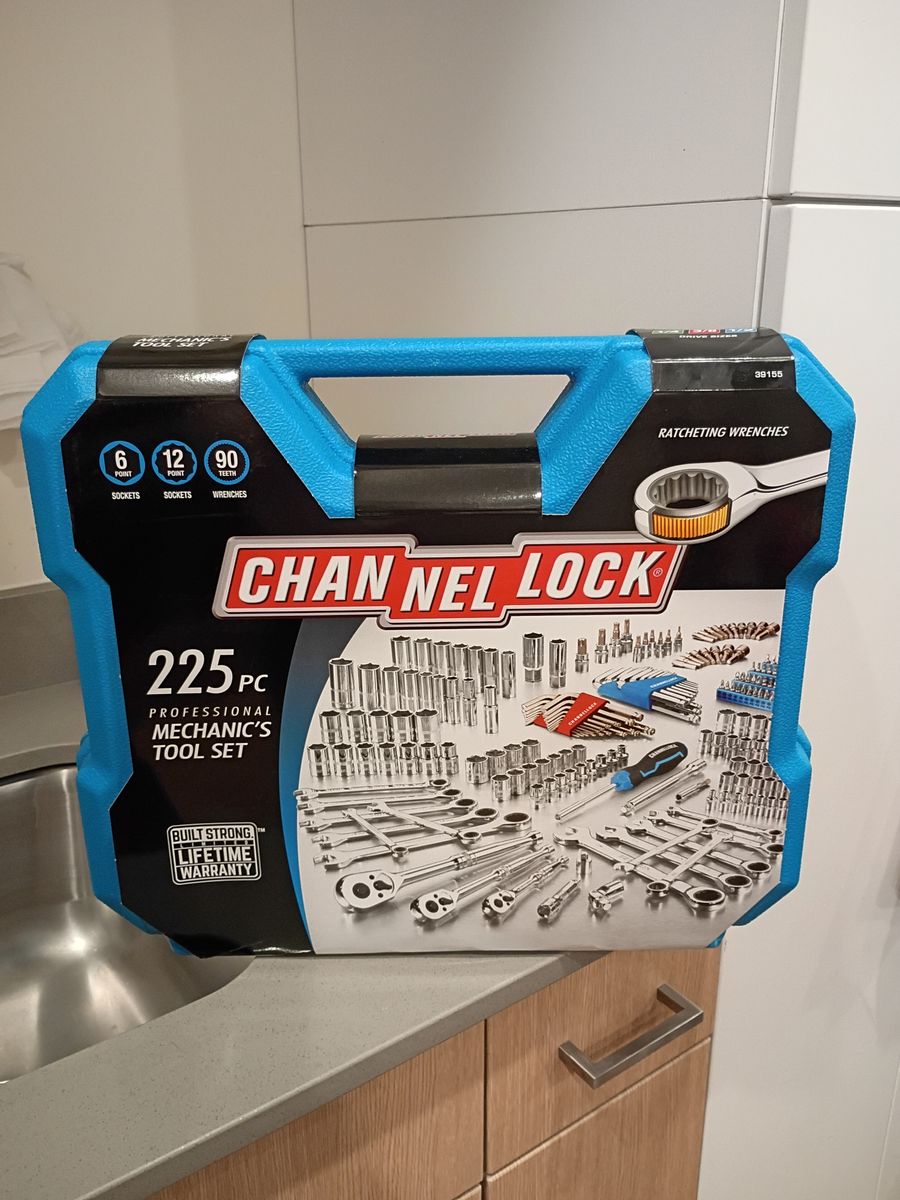 BRAND NEW Channellock 225-Pc Professional Mechanic's Tool Set