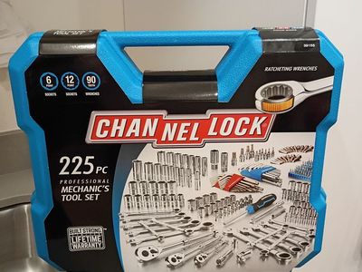 BRAND NEW Channellock 225-Pc Professional Mechanic's Tool Set
