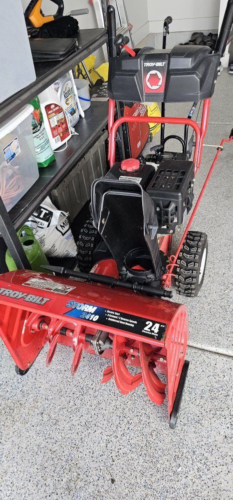 24" Snow Thrower 12" height.