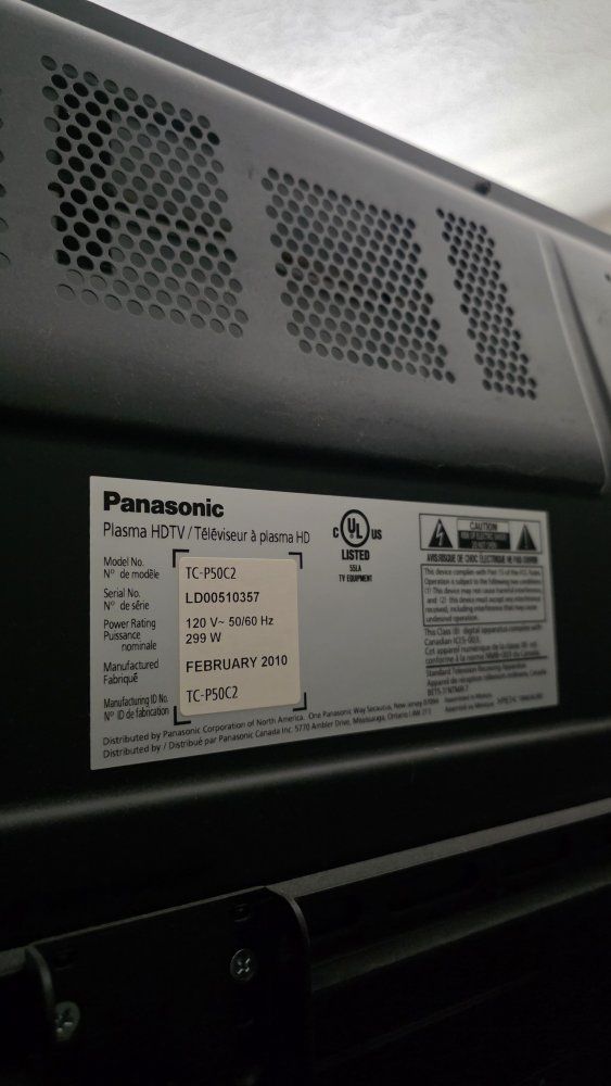 50" plasma flat screen