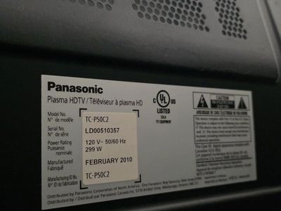 50" plasma flat screen