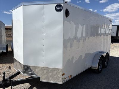 7x16 Wells Cargo FastTrac Enclosed Cargo Trailer - 6'6" Interior - 7K GVWR -