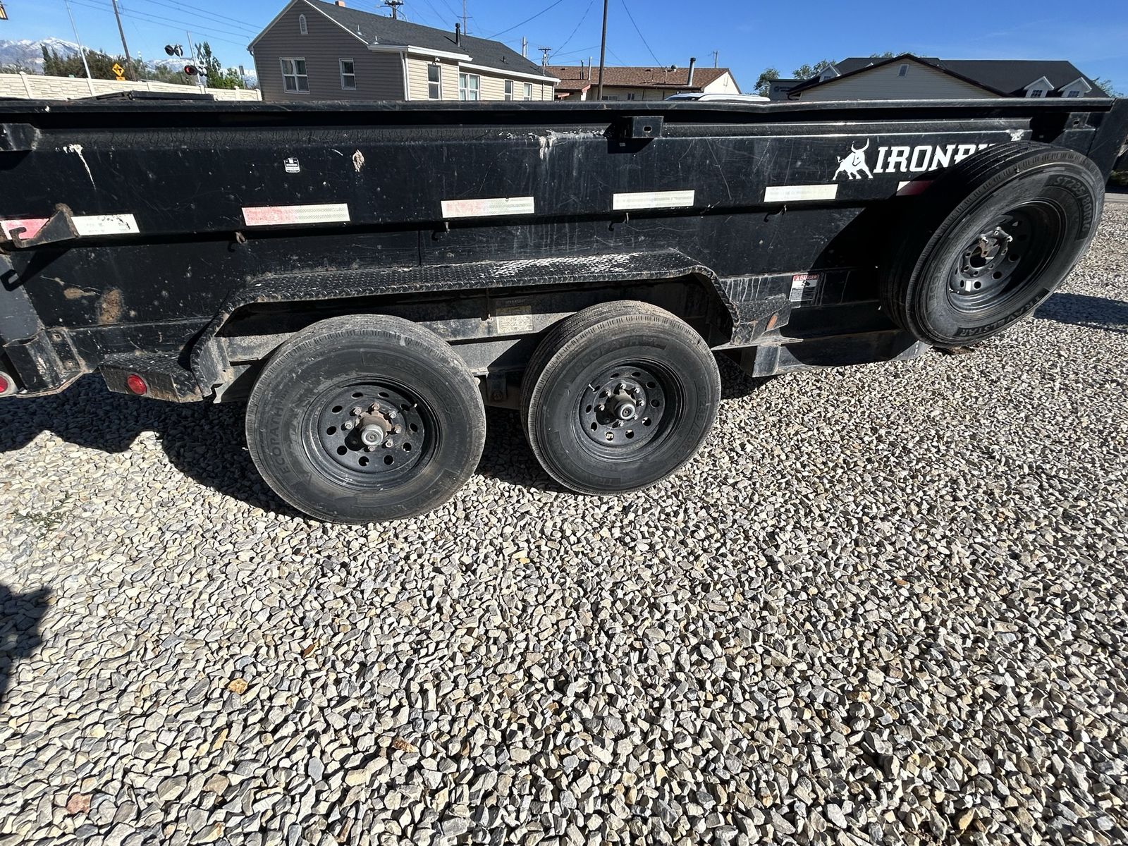$8200 Ironbull 7x14 dump trailer