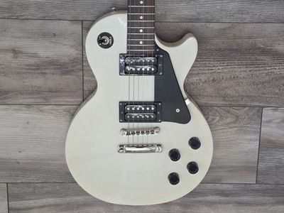 Epiphone Les Paul Studio Alpine White Electric Guitar Upgraded Tuners