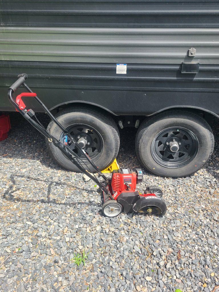 used once, troy bilt gas powered edger