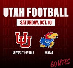 Utah Football - 2026 vs. Kansas (Sat. Oct. 10th) (1 seat only)