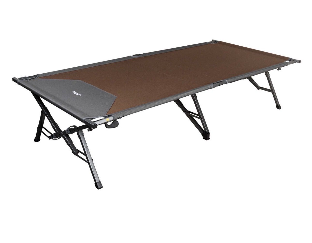 Rustic Ridge XXL Camp Cot - Earth Brown