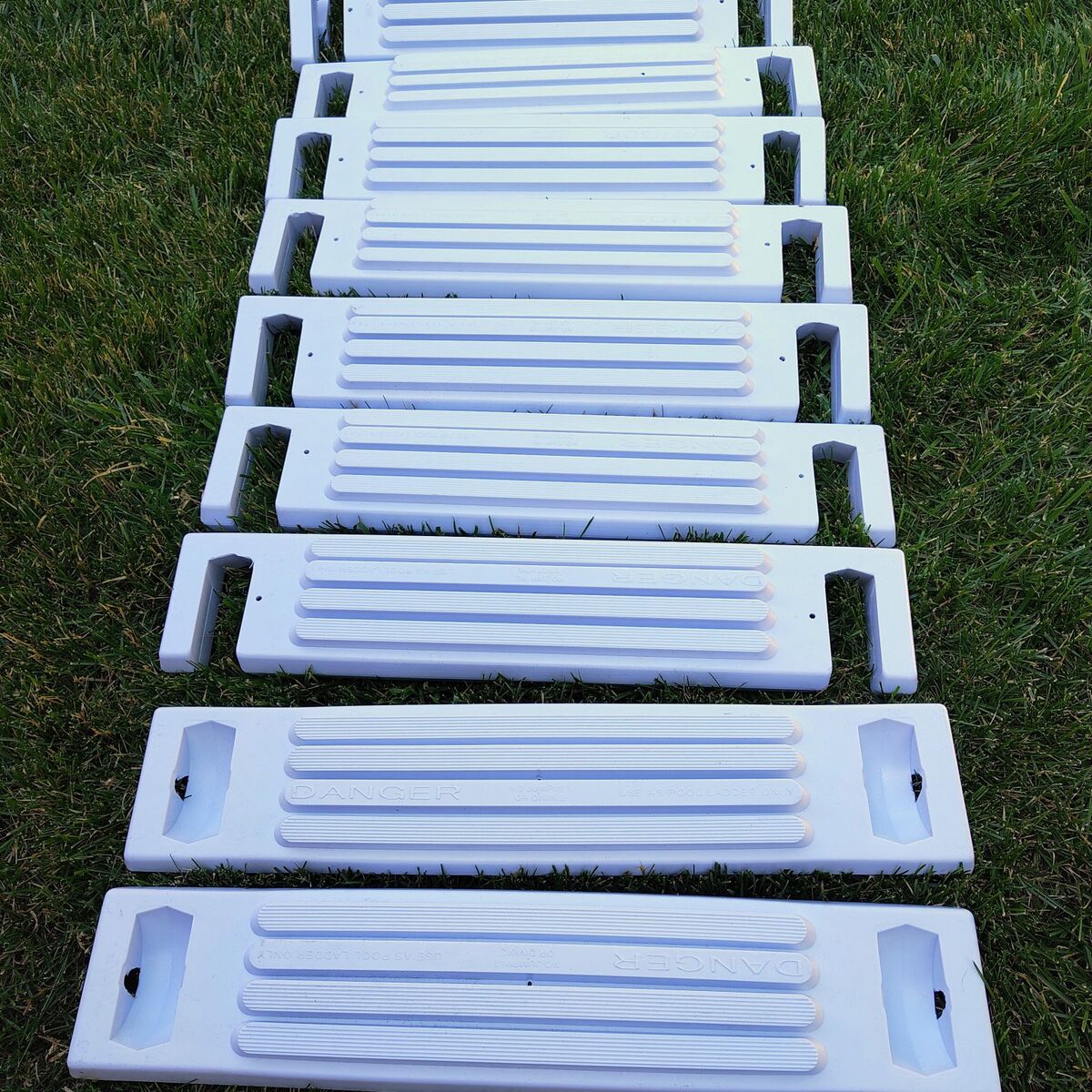 Pool ladder replacement steps