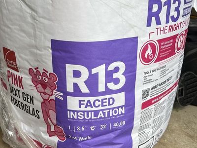 Roll Insulation R-13 Faced 40 sq ft