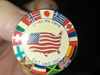 Salt Lake City 2002 Winter Olympics United We Stand Collectible Pin