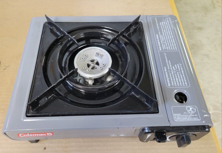 Coleman Portable Butane Stove with Fuel Canisters and Carrying Case
