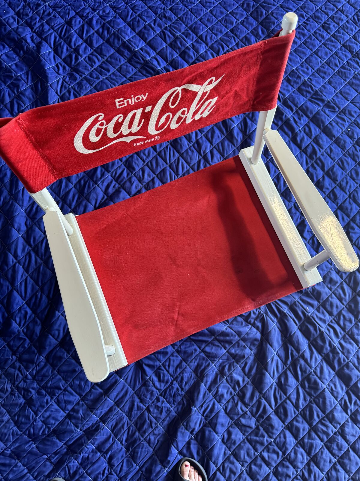 Vintage Coke Cola Red Chair