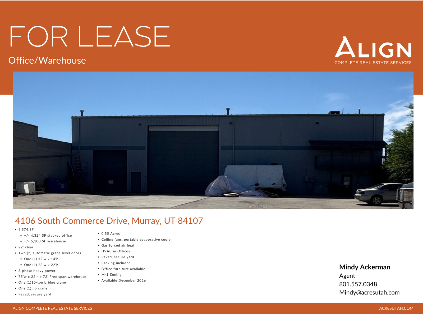 Office/warehouse for lease