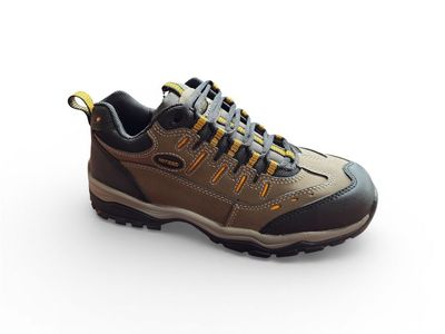 HYTEST K11281 Men's 10M Brown Athletic EH Steel Toe Safety Footwear Shoes