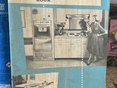 1959 General Electric GE Built-In Range Use & Care Manual Vintage Appliance Guide
