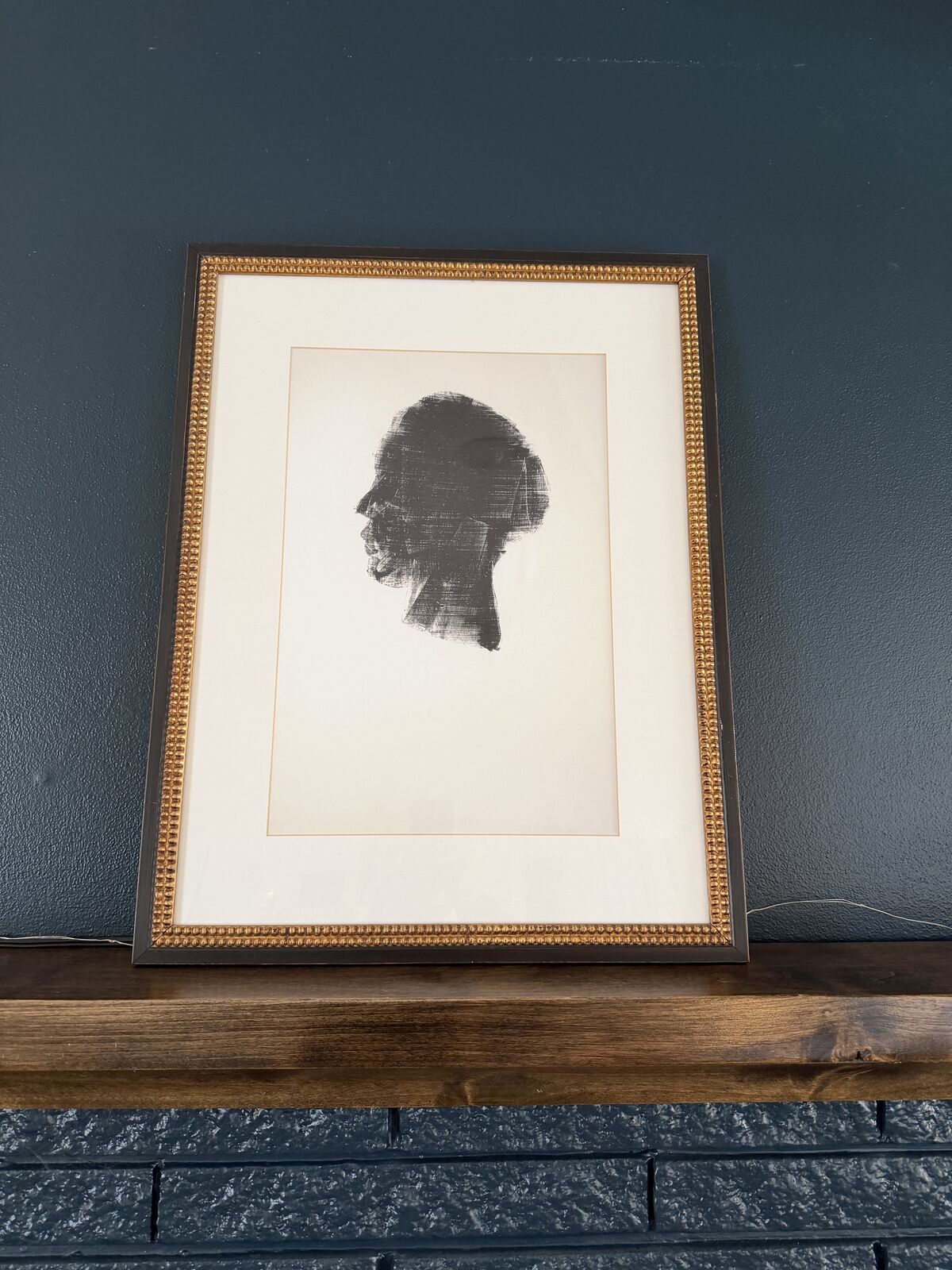 Framed Silhouette Portrait Artwork (Anthropologie)