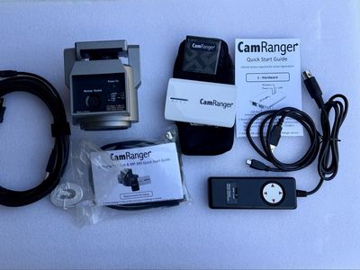CamRanger Wireless Camera Control + PT Hub + MP-360 Motorized Pan/Tilt Head – Complete Kit – $225