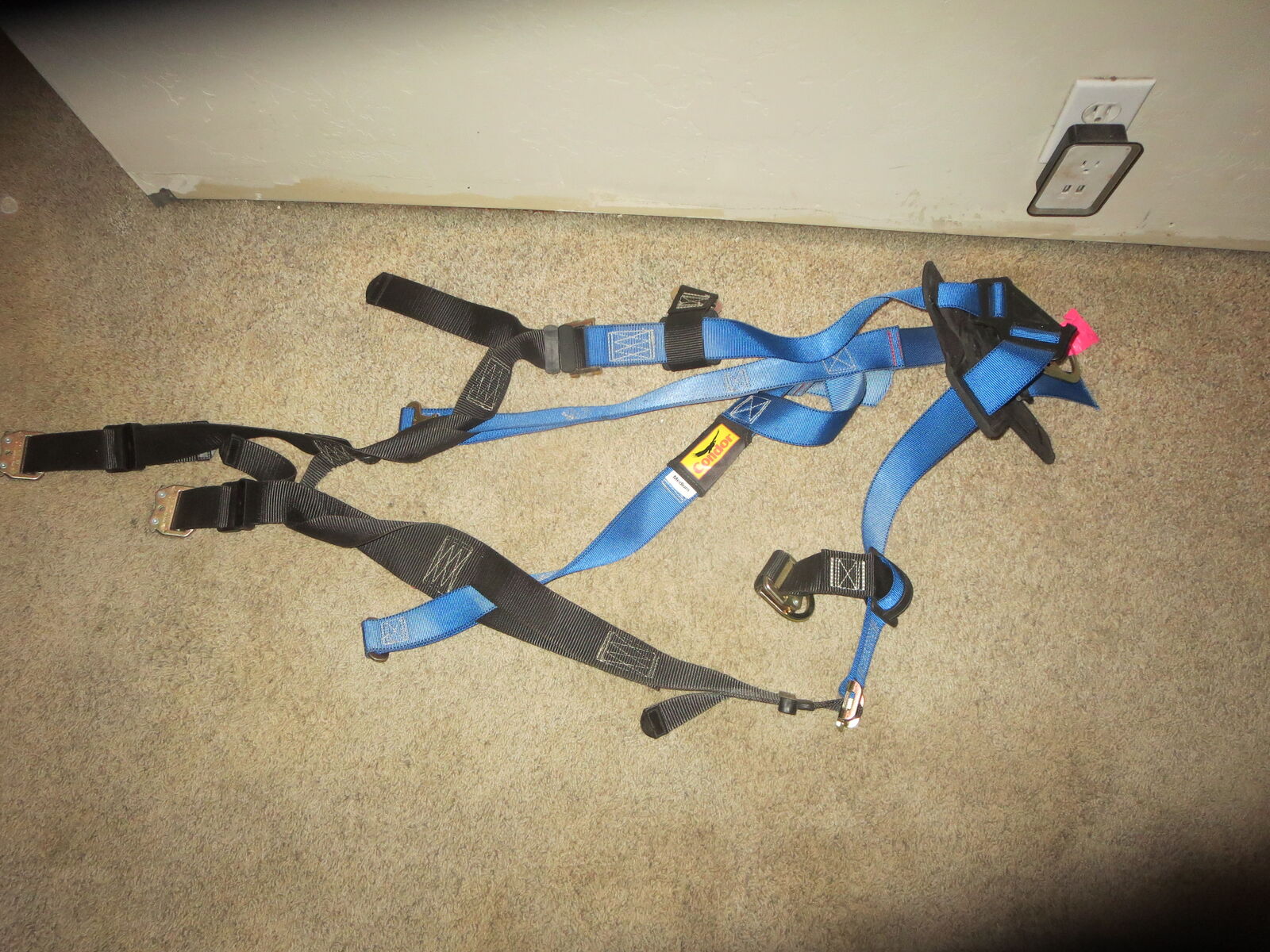 Condor 19F377 Condor Full Body Harness, Universal Size M