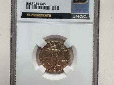 Gold Coins 1/4 Ms 70 and 1/10th MS 69oz sealed and graded