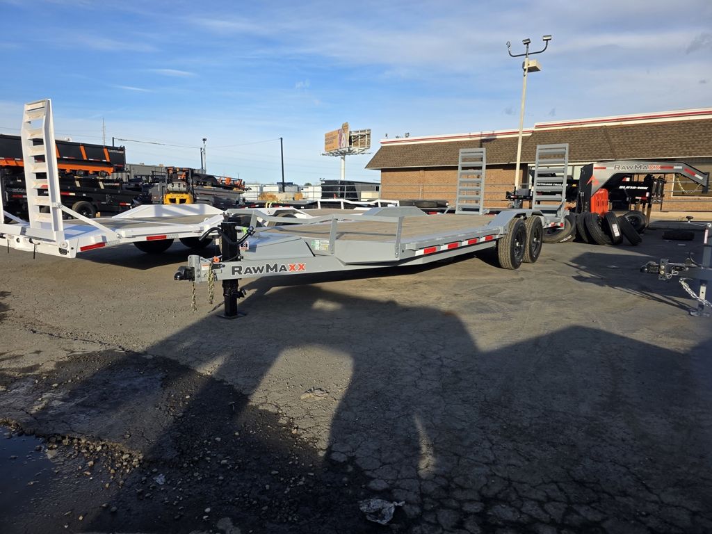 2026 RawMaxx 8.5X22 ECX 14K Flatbed Equipment Trai