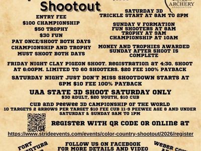 Color Country Shootout Archery Event
