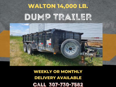 Walton 14k Dump Trailer for Rent