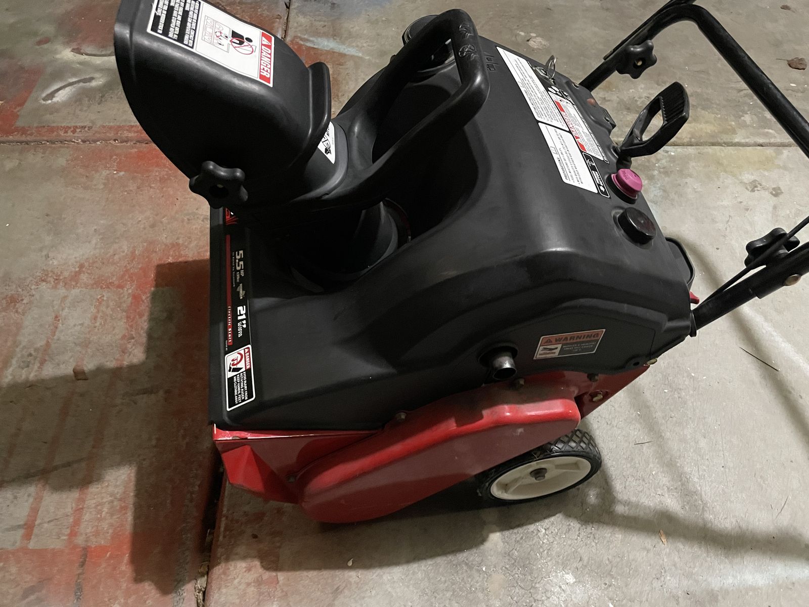 21” Snow Blower – Electric Start