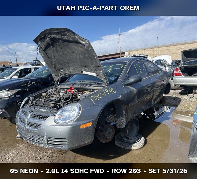 2005 Dodge Neon Parts - UTPAP Orem