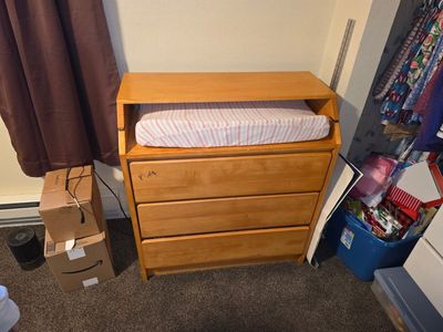 wood dresser/changing table