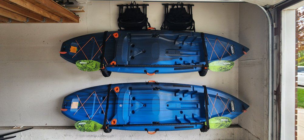 Fishing kayaks bundle + accessories