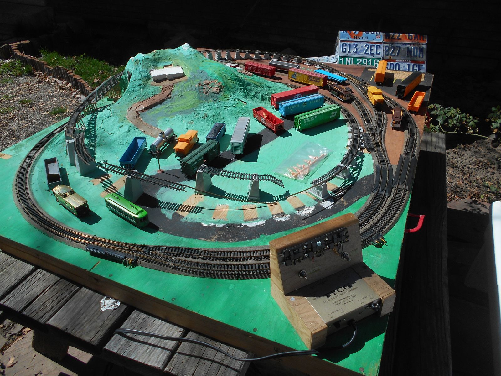 Train Set! Mountain, 24 Cars, Main Electrical Control Panel