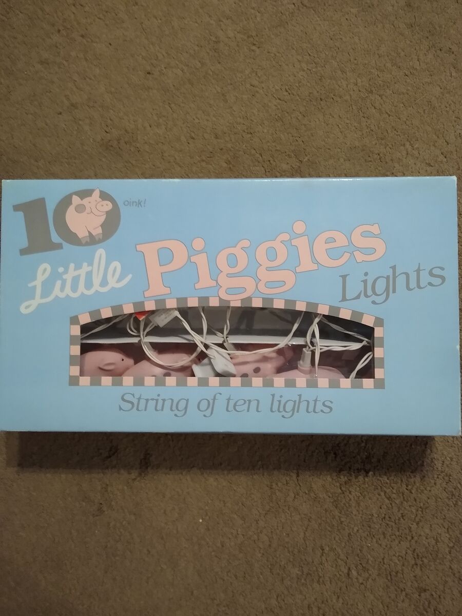 Decorative Light String Shaped Like Pigs