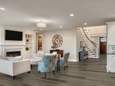 United Weavers Luxury Allegheny Augustine 9in x 60in Waterproof Vinyl Plank, 22.39 sq.ft/ctn 1883786 #103600