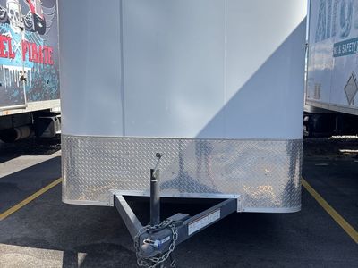 Pace American Enclosed Cargo Trailer - White, Excellent Condition