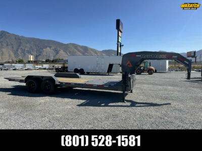 RawMaxx 7x22 G7X I-Beam Gravity Tilt Equipment Trailer