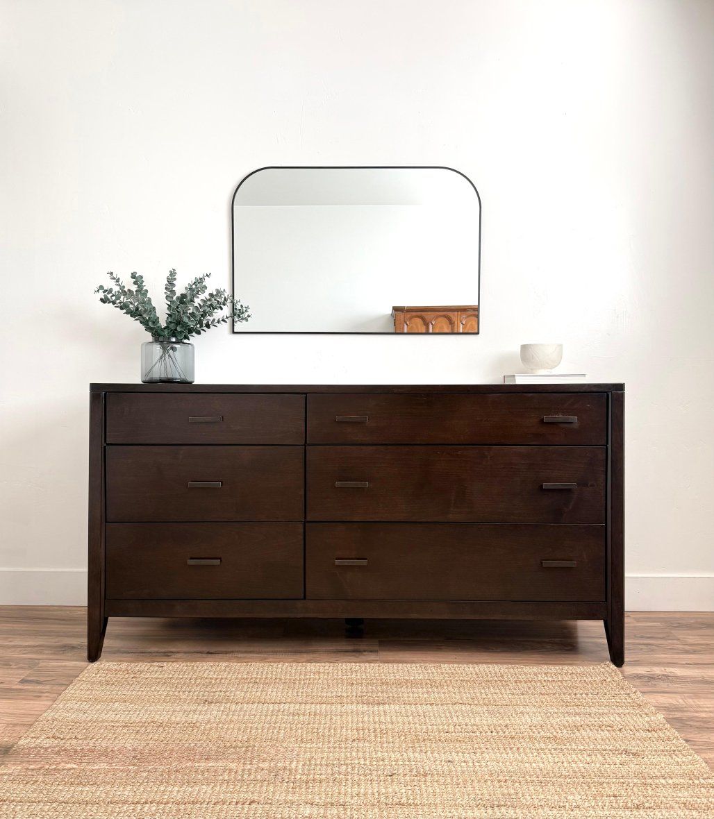 Crate and Barrel Solid Wood Dresser