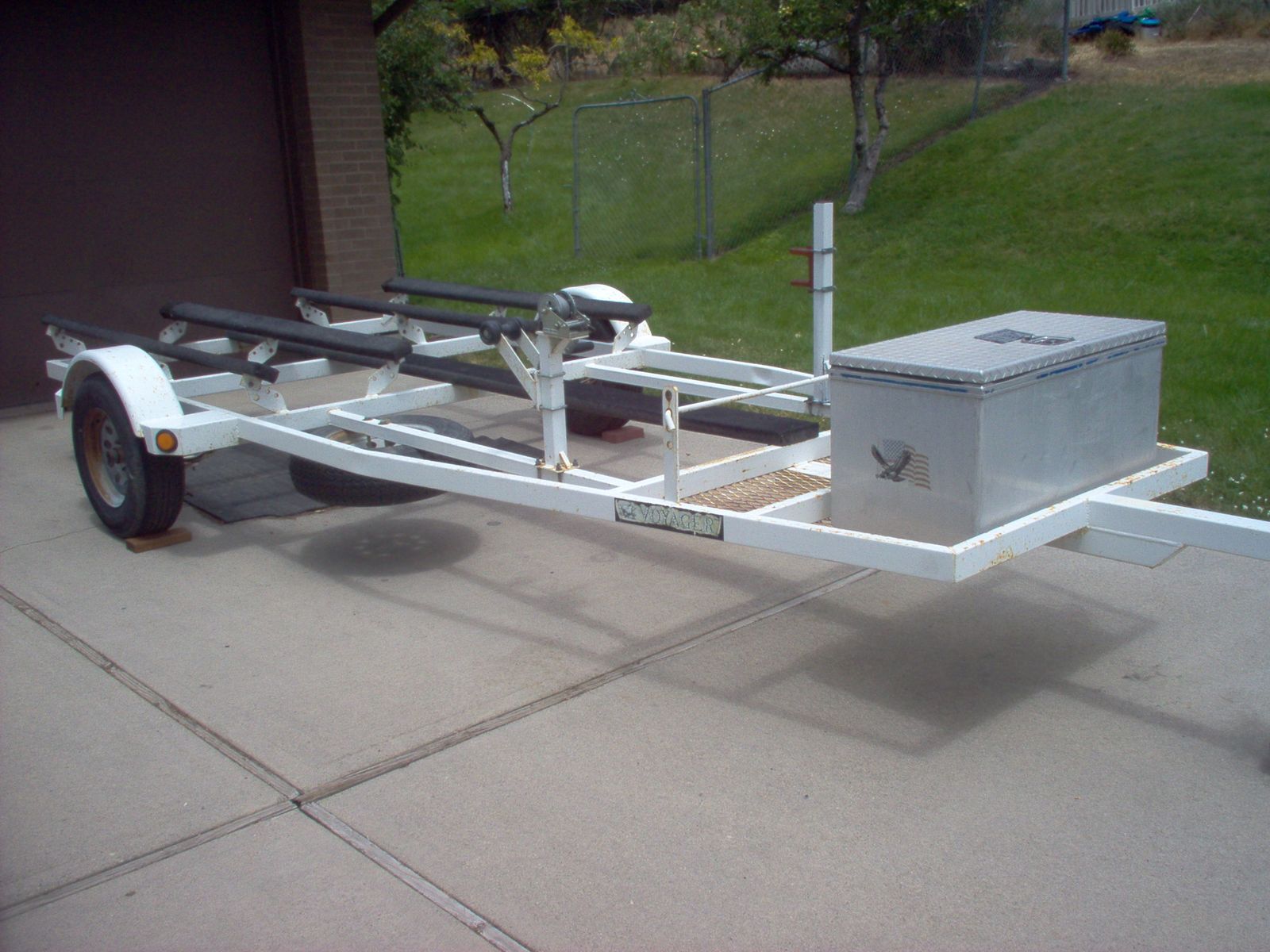 Voyager two place jet ski / wave runner trailer