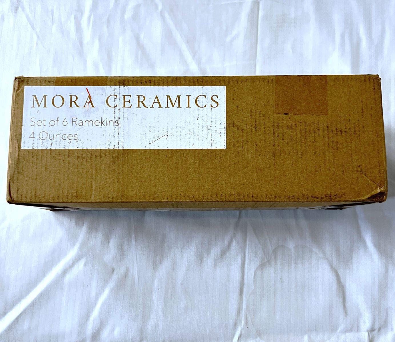 Mora 6oz Multi-Color Ceramic Ramekins, Set of 6 - Brand New