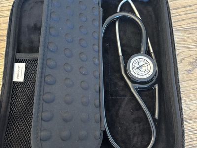 3M Littmann Classic IV Stethoscope Black with Prohapi Carry Case