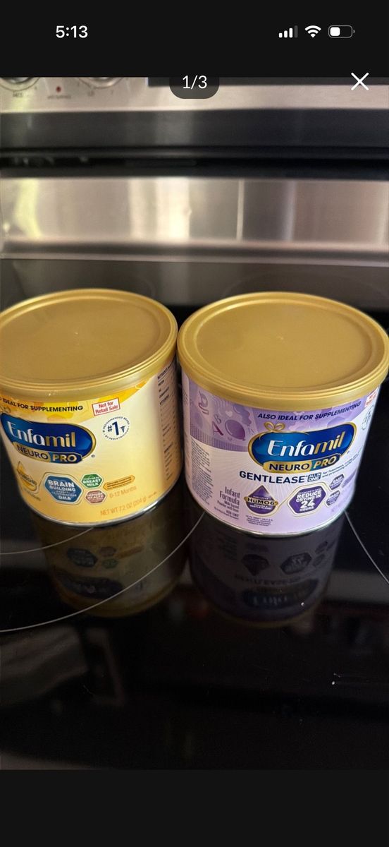 Enfamil NeuroPro Infant Formula & Gentlease, 0-12 Months, 7.2oz (2 cans)
