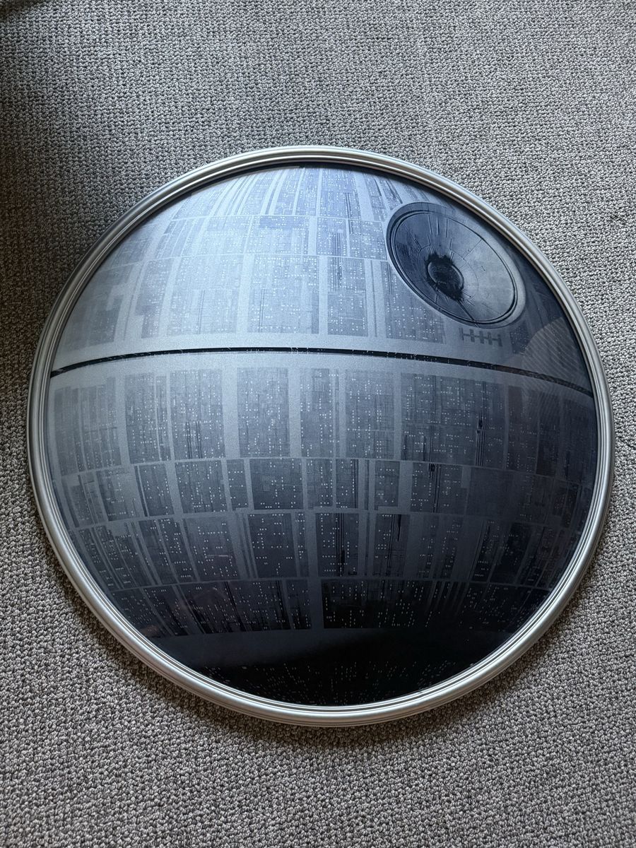 Pottery Barn Star Wars Death Star Wall art 36"