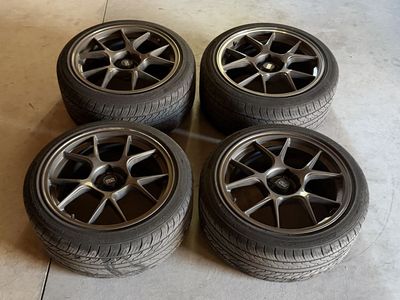 Flyin’ Miata Kogeki 17x9 Wheels 4x100 + 235/40R17 Tires