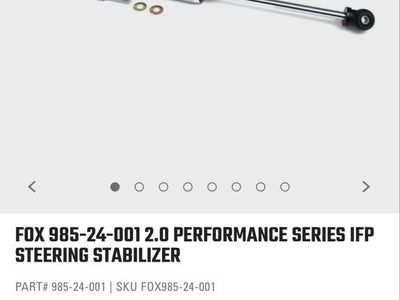 2015 f250 fox steering stabilizer new