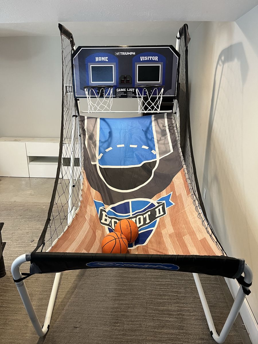 FREE in Park City: Triumph Big Shot II Dual Electronic Basketball Arcade Game with 2 Hoops